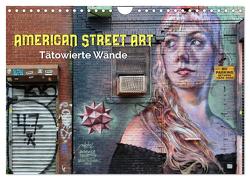 American Street Art – tätowierte Wände (Wandkalender 2024 DIN A4 quer), CALVENDO Monatskalender von Kersten,  Peter