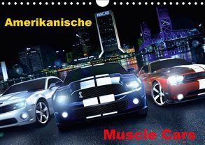 Amerikanische Muscle Cars (Wandkalender 2018 DIN A4 quer) von 2016 by Atlantismedia,  (c)