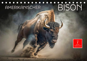 Amerikanischer Bison (Tischkalender 2024 DIN A5 quer) von Roder,  Peter