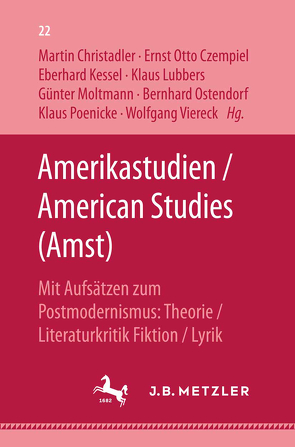 Amerikastudien / American Studies von Christadler,  Martin, Czempiel,  Ernst-Otto, Kessel,  Eberhard, Moltmann,  Klaus Lubbers:Günter, Ostendorf,  Bernhard, Poenicke,  Klaus, Viereck,  Wolfgang