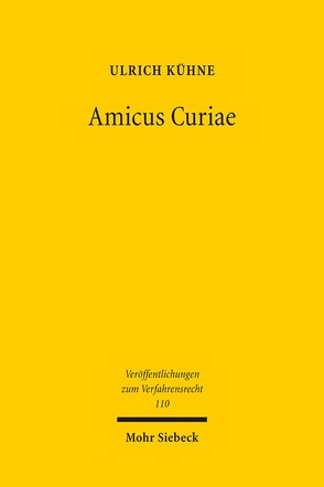 Amicus Curiae von Kühne,  Ulrich