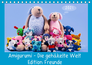 Amigurumi – Die gehäkelte Welt Freunde (Tischkalender 2021 DIN A5 quer) von Sommer Fotografie,  Sven