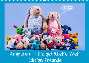 Amigurumi – Die gehäkelte Welt Freunde (Wandkalender 2022 DIN A2 quer) von Sommer Fotografie,  Sven