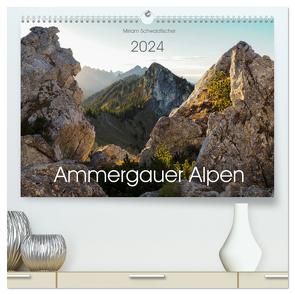 Ammergauer Alpen (hochwertiger Premium Wandkalender 2024 DIN A2 quer), Kunstdruck in Hochglanz von Miriam Schwarzfischer,  Fotografin