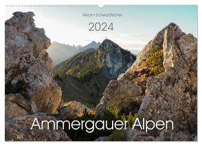 Ammergauer Alpen (Wandkalender 2024 DIN A2 quer), CALVENDO Monatskalender von Miriam Schwarzfischer,  Fotografin