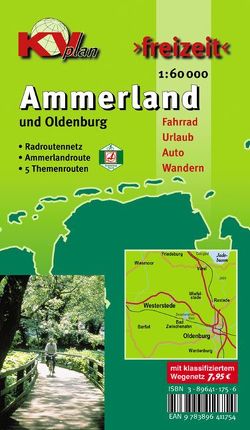 Ammerland Lkr mit Oldenburg und Ammerlandroute von Tacken,  Sascha René