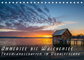 Ammersee bis Walchensee – Traumlandschaften im Voralpenland (Tischkalender 2022 DIN A5 quer) von Feiner,  Denis