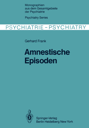 Amnestische Episoden von Frank,  G., Jacob,  H.