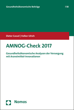 AMNOG-Check 2017 von Cassel,  Dieter, Ulrich,  Volker