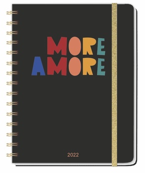 Amore Spiral-Kalenderbuch A5 Kalender 2022 von Heye