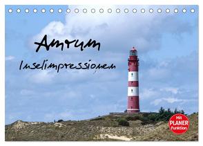 Amrum – Inselimpressionen (Tischkalender 2024 DIN A5 quer), CALVENDO Monatskalender von Potratz,  Andrea