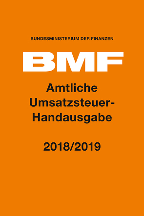 Amtliche Umsatzsteuer-Handausgabe 2018/2019