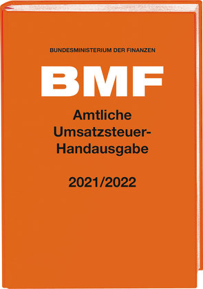 Amtliche Umsatzsteuer-Handausgabe 2021/2022