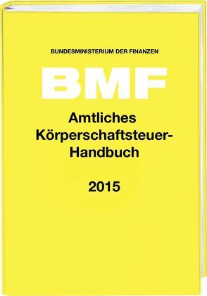 Amtliches Körperschaftsteuer-Handbuch 2015