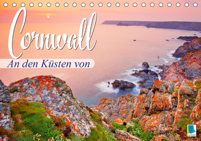 An den Küsten von Cornwall (Tischkalender 2021 DIN A5 quer) von CALVENDO