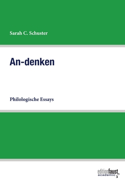 An-denken von Schuster,  Sarah C.