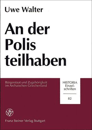 An der Polis teilhaben von Walter,  Uwe