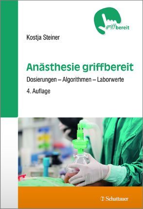 Anästhesie griffbereit von Steiner,  Kostja