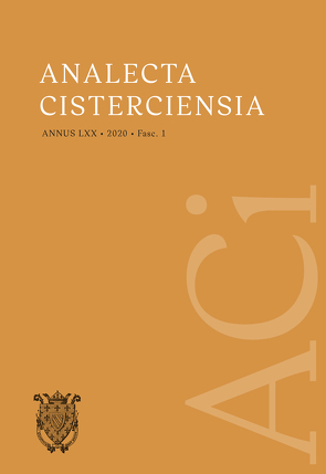 Analecta Cisterciensia 70 (2020) – Band 1/2 (Fasc. 1) von Breitenstein,  Dr. Mirko, Hamm,  P. Moses, Olschowski,  Manja, Sonntag,  Dr. Jörg, Tomann,  P. Meinrad, Werz,  Dr. Joachim