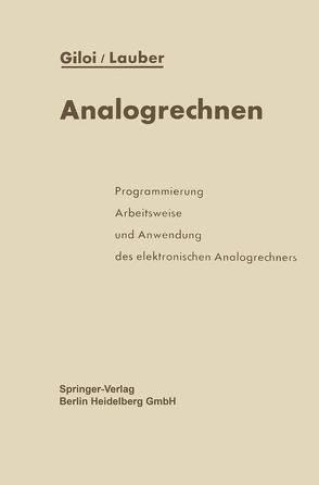 Analogrechnen von Giloi,  Wolfgang, Lauber,  Rudolf