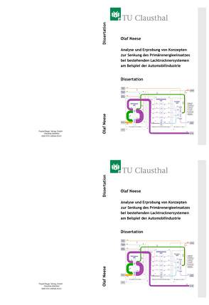 Analyse und Erprobung von Konzepten zur Senkung des Primärenergieeinsatzes bei bestehenden Lacktrocknersystemen am Beispieler Automobilindustrie von Neese,  Olaf