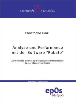 Analyse und Performance mit der Software „Rubato“ von Hinz,  Christophe