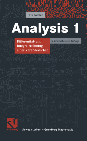 Analysis 1 von Forster,  Otto