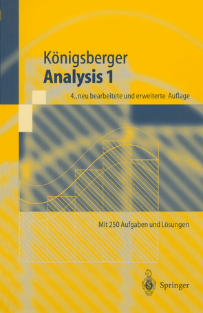 Analysis 1 von Königsberger,  Konrad