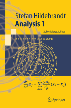 Analysis 1 von Hildebrandt,  Stefan