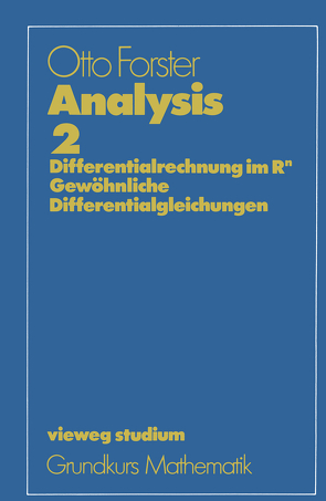 Analysis 2 von Forster,  Otto