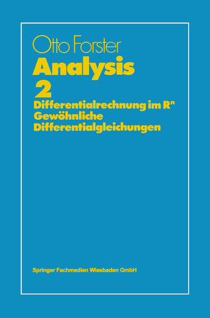 Analysis 2 von Forster,  Otto