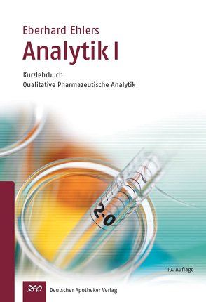 Analytik I – Kurzlehrbuch von Ehlers,  Eberhard