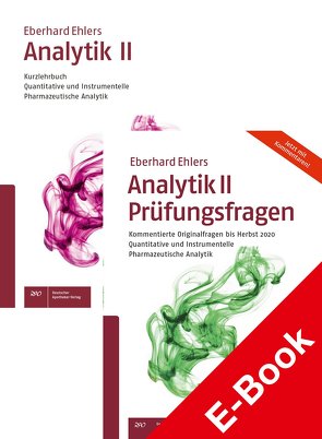 Analytik II – Kurzlehrbuch und Prüfungsfragen von Ehlers,  Eberhard