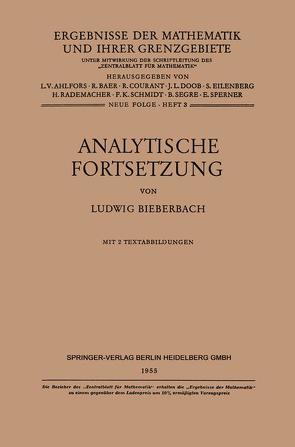 Analytische Fortsetzung von Bieberbach,  Ludwig