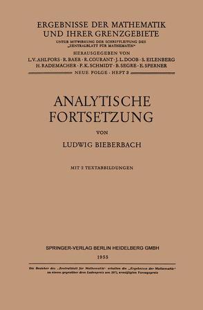 Analytische Fortsetzung von Bieberbach,  Ludwig