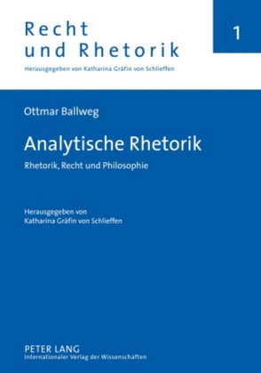 Analytische Rhetorik von Gräfin von Schlieffen,  Katharina