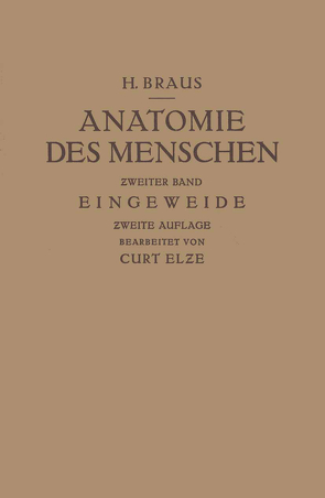 Anatomie des Menschen von Braus,  Hermann