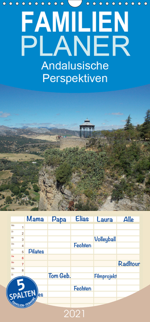 Andalusische Perspektiven – Familienplaner hoch (Wandkalender 2021 , 21 cm x 45 cm, hoch) von Sokoll,  Stephanie