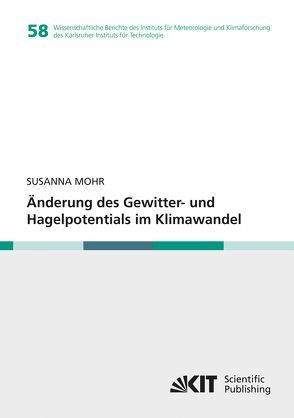 Änderung des Gewitter- und Hagelpotentials im Klimawandel von Mohr,  Susanna