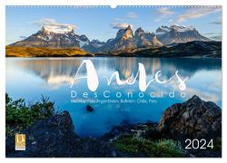 Andes Desconocido, Unbekannte Landschaften der Anden (Wandkalender 2024 DIN A2 quer), CALVENDO Monatskalender von Gysel Lenk,  David