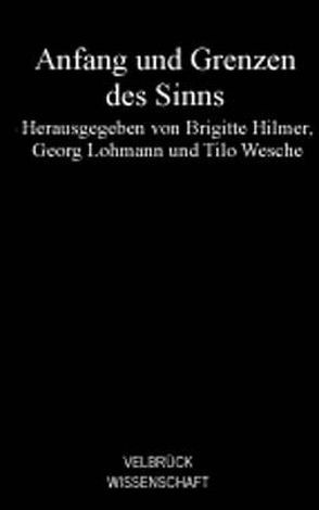 Anfang und Grenzen des Sinns von Hilmer,  Brigitte, Lohmann,  Georg, Wesche,  Tilo