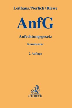 Anfechtungsgesetz von Leithaus,  Rolf, Nerlich,  Jörg, Riewe,  Anne Deike