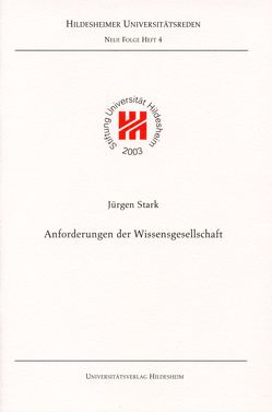 Anforderungen der Wissensgesellschaft von Stark,  Jürgen