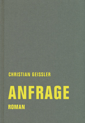 Anfrage von Geissler,  Christian, Grumbach,  Detlef