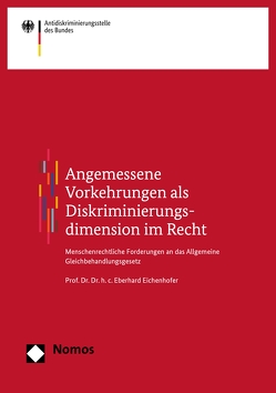 Angemessene Vorkehrungen als Diskriminierungsdimension im Recht von Eichenhofer,  Eberhard