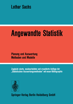 Angewandte Statistik von Sachs,  Lothar