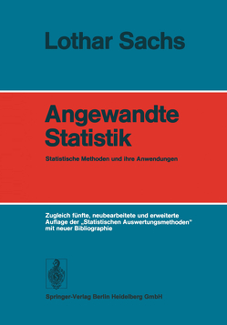 Angewandte Statistik von Sachs,  Lothar