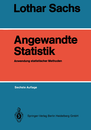 Angewandte Statistik von Sachs,  Lothar