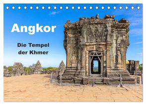 Angkor – Die Tempel der Khmer (Tischkalender 2024 DIN A5 quer), CALVENDO Monatskalender von Marquardt,  Henning