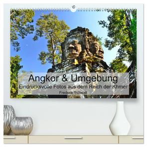 Angkor & Umgebung – Eindrucksvolle Fotos aus dem Reich der Khmer (hochwertiger Premium Wandkalender 2024 DIN A2 quer), Kunstdruck in Hochglanz von Schwall,  Frederik